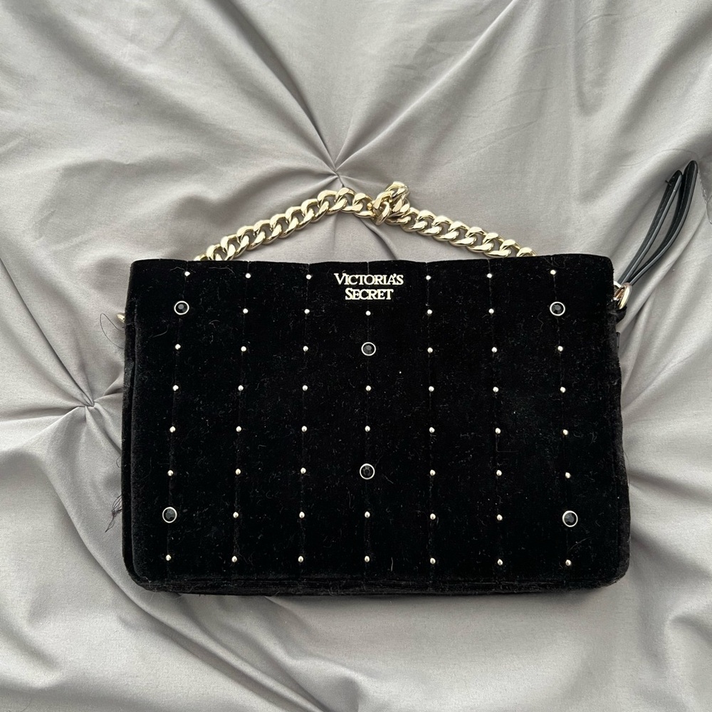 Black Velvet Evening Bag